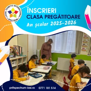 Start înscrieri clasa pregătitoare!