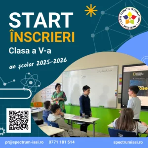 Start înscrieri clasa a V-a, an școlar 2025-2026