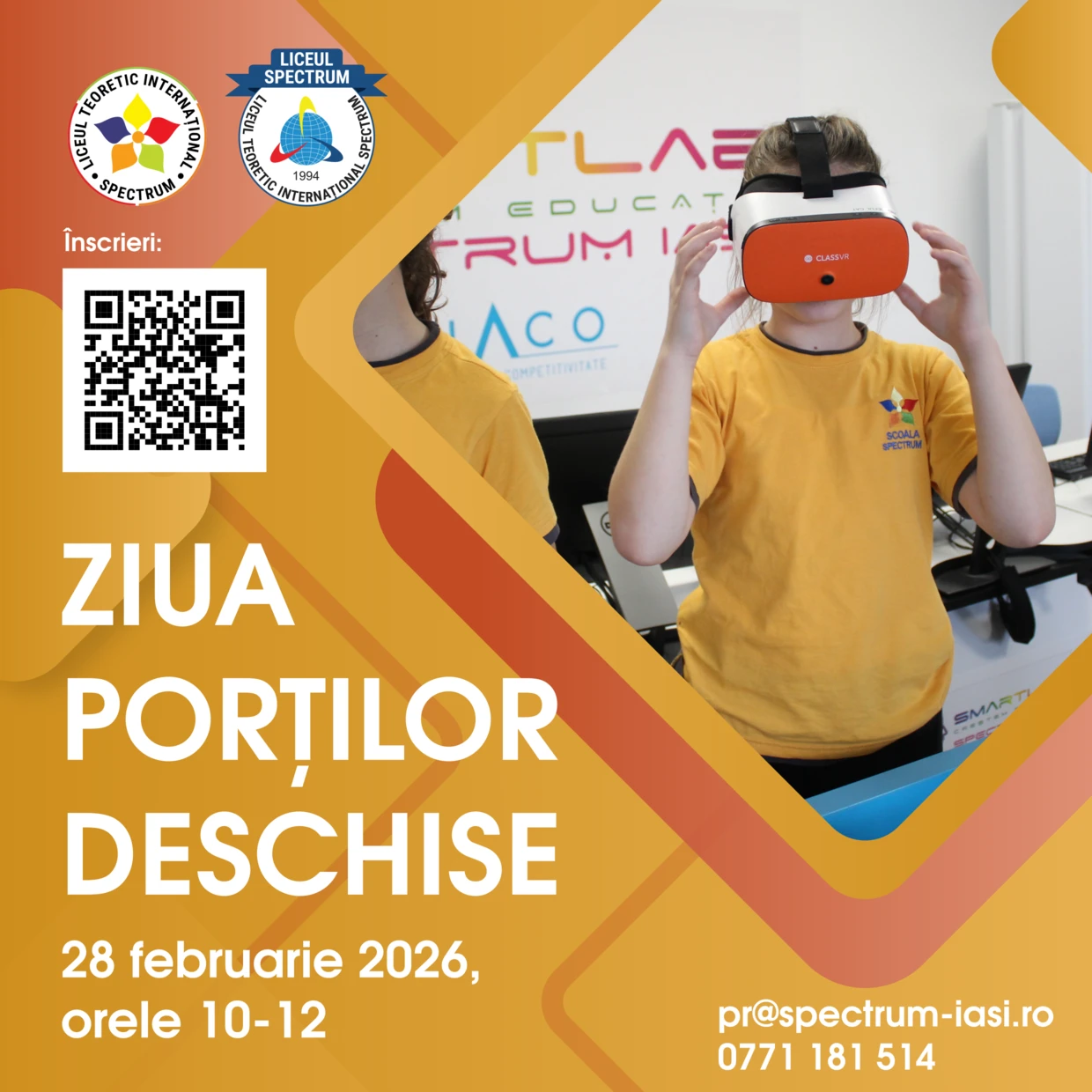 Ziua Porților Deschise, 28 februarie 2026